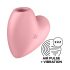 Satisfyer Cutie Heart - akulaadijaga kliitori imevibraator (roosa)