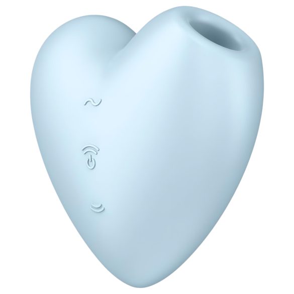Satisfyer Cutie Heart - akuga õhuvooluga kliitorivibraator (sinine)
