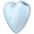 Satisfyer Cutie Heart - akuga õhuvooluga kliitorivibraator (sinine)