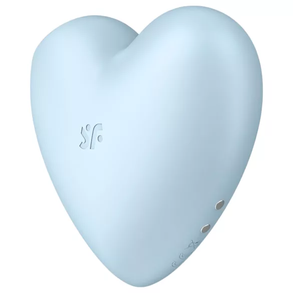 Satisfyer Cutie Heart - akuga õhulainetega kliitorivibraator (sinine)