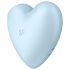 Satisfyer Cutie Heart - akuga õhulainetega kliitorivibraator (sinine)