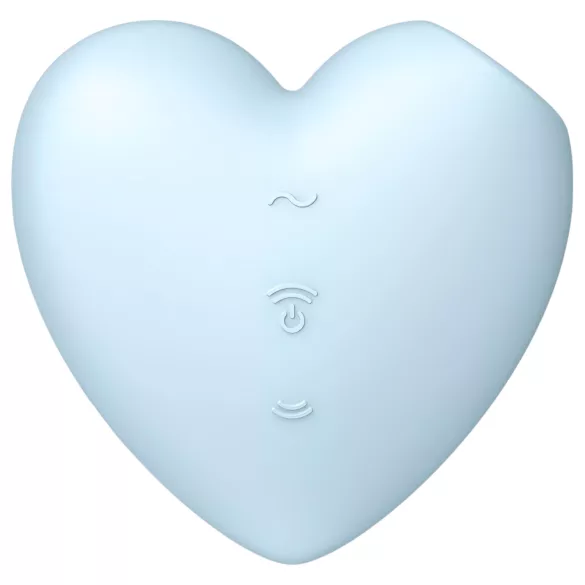 Satisfyer Cutie Heart - akuga õhulainetega kliitorivibraator (sinine)