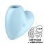 Satisfyer Cutie Heart - akuga õhuvooluga kliitorivibraator (sinine)