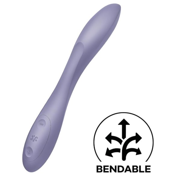 Satisfyer G-spot Flex 2 - akuga, veekindel G-punkti vibraator (violetne)