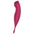 Satisfyer Twirling Pro - nutikas 2in1 kliitori vibraator (punane)