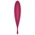 Satisfyer Twirling Pro - nutikas 2in1 kliitori vibraator (punane)
