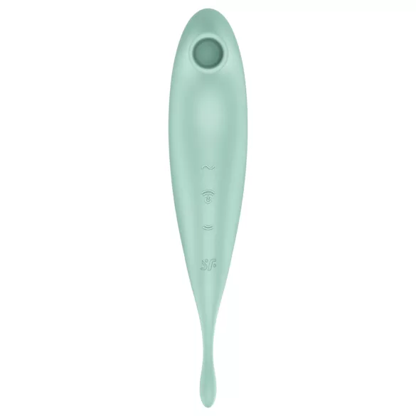 Satisfyer Twirling Pro - 2in1 nutikas kliitorivibraator - menta