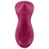 Satisfyer Exciterrr - pöörleva pärliga kliitori vibraator (punane)