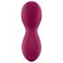 Satisfyer Exciterrr - pöörlevate pärlitega kliitorivibraator (punane)
