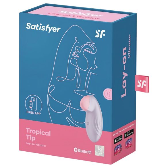 Satisfyer Tropical Tip - kliitorivibraator - nutikas - lilla