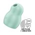 Satisfyer Pro To Go 1 - akuga õhulainetega kliitoristimulaator (mündiroheline)