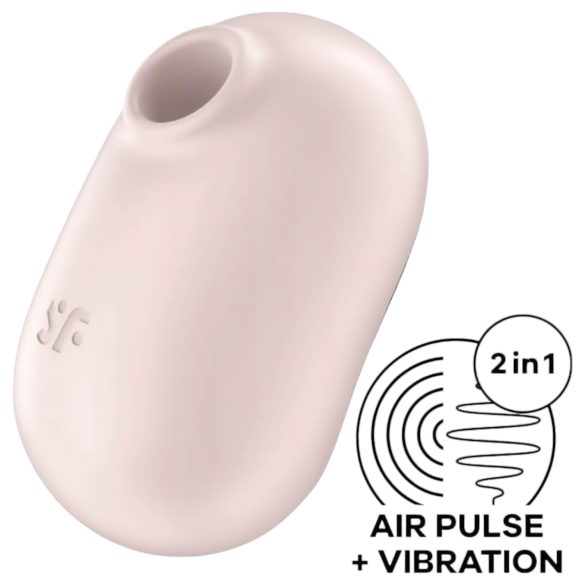 Satisfyer Pro To Go 2 - õhulaine kliitoristimulaator (beež)