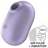 Satisfyer Pro To Go 2 - akutoitega õhulaine kliitoristimulaator (violetne)