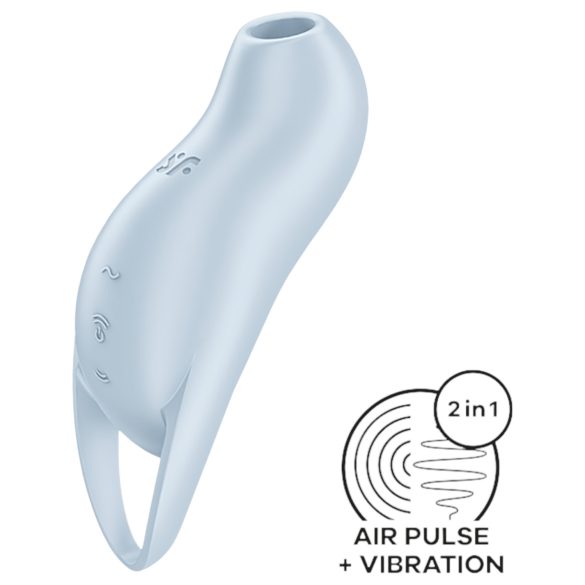 Satisfyer Pocket Pro 1 - õhulainetega kliitoristimulaator (sinine)