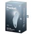 Satisfyer Pocket Pro 1 - õhulainetega kliitoristimulaator (sinine)