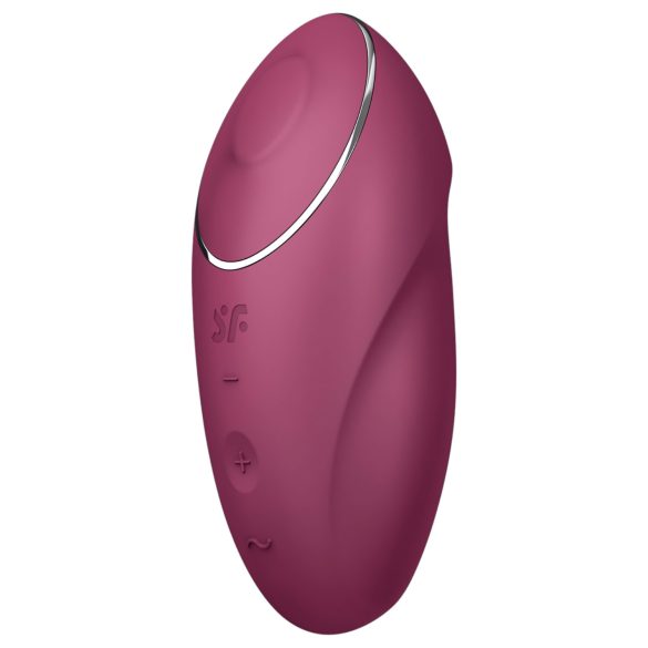 Satisfyer Tap & Climax 1 - 2in1 vibraator ja kliitori stimulaator (punane)