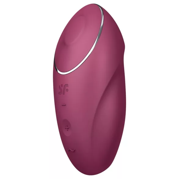 Satisfyer Tap & Climax 1 - 2-in-1 vibraator ja kliitoristimulaator - punane