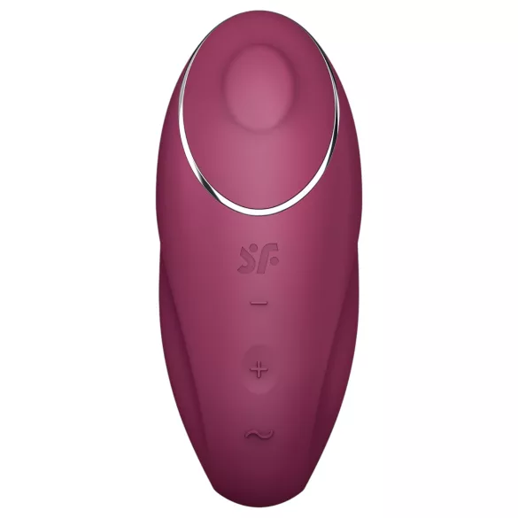 Satisfyer Tap & Climax 1 - 2-in-1 vibraator ja kliitoristimulaator - punane