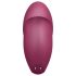 Satisfyer Tap & Climax 1 - 2in1 vibraator ja kliitori stimulaator (punane)