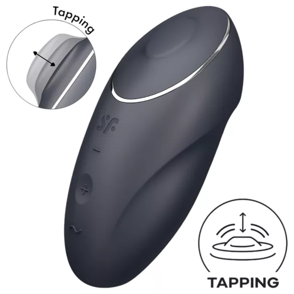 Satisfyer Tap & Climax 1 - 2in1 kliitorivibraator - must