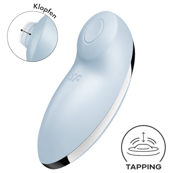 Satisfyer Tap & Climax 2 - 2in1 kliitoristimulatsioon ja vibraator (sinine)