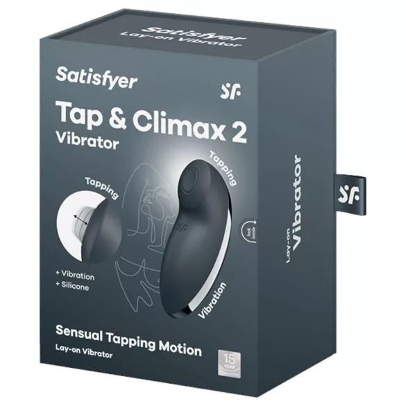 Satisfyer Tap & Climax 2 - 2in1 kliitorivibraator - hall