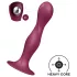 Satisfyer Double Ball-R - vaakumiga kaalutud dildo - punane