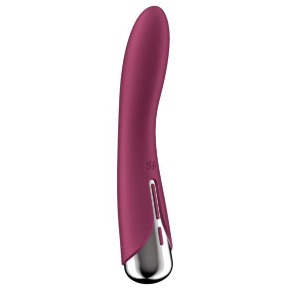 Satisfyer Spinning Vibe 1 - G-punkti vibraator pöörleva otsaga - punane