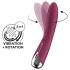 Satisfyer Spinning Vibe 1 - G-punkti vibraator pöörleva otsaga - punane