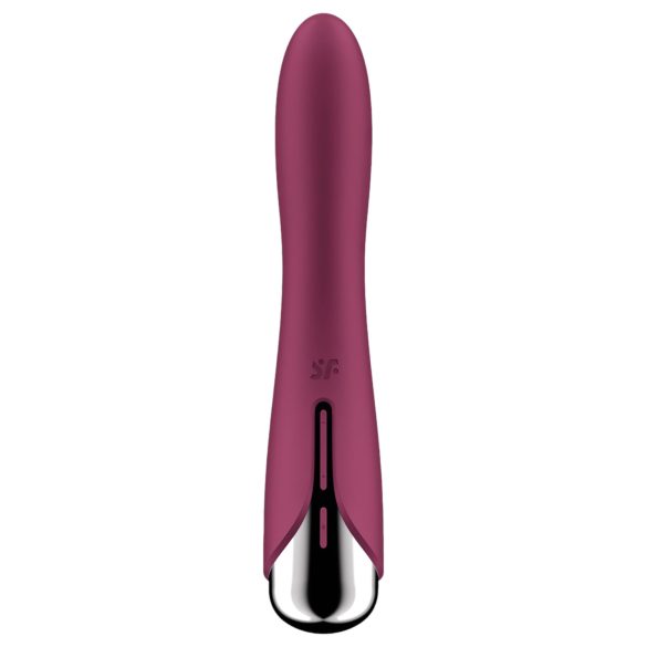Satisfyer Spinning Vibe 1 - G-punkti vibraator pöörleva otsaga - punane