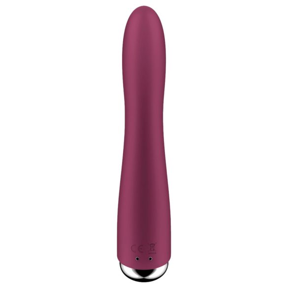 Satisfyer Spinning Vibe 1 - G-punkti vibraator pöörleva otsaga - punane