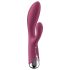 Satisfyer Spinning Rabbit 1 - kliitorivibraator pöörleva käpaga - punane