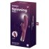 Satisfyer Spinning Rabbit 1 - pöörlev kliitorivibraator (punane)