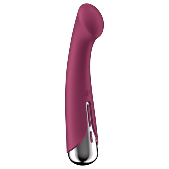 Satisfyer Spinning G-Spot 1 - pöörlev G-punkti vibraator (punane)