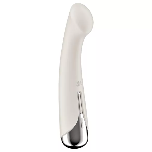 Satisfyer Spinning G-Spot 1 - G-punkti vibraator pöörleva otsaga - beež
