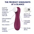 Satisfyer Pro 2 Gen3 - rakendusega juhitav õhulainetega kliitoristimulaator (punane)