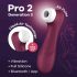 Satisfyer Pro 2 Gen3 - nutikas õhulainetevibeerija kliitorile (punane)
