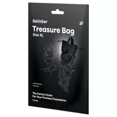   Satisfyer Treasure Bag XL - diskreetne hoiukott - suur (must)