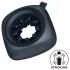 Satisfyer Ring Stroker - akuga vibratsiooniga masturbaator (must)