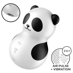   Satisfyer Pocket Panda - õhulainetega kliitoristimulaator (must)