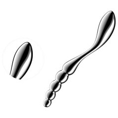   Satisfyer Star Force 1 - terasest nupukestega dildo - hõbedane