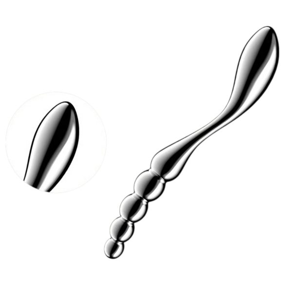 Satisfyer Star Force 1 – teraskuulidega hõbedane dildo