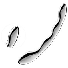   Satisfyer Cosmic Crest 2 - terasest dildo - laineline - hõbedane