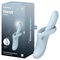   Satisfyer Heat Flex 4 - soojendusega kliitoriharuga vibraator (sinine)