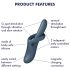 Satisfyer Heat Flex 4 - soojendusega kliitorivarre vibraator (hall)