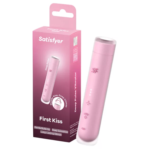 Satisfyer First Kiss - õhulaine-klitoristimulaator (roosa)