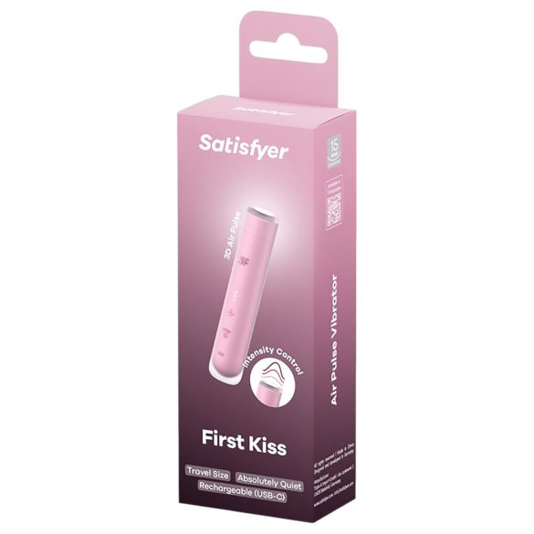 Satisfyer First Kiss - õhulaine-klitoristimulaator (roosa)