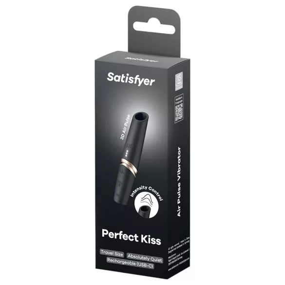Satisfyer Perfect Kiss - huulepulgavibraator - must