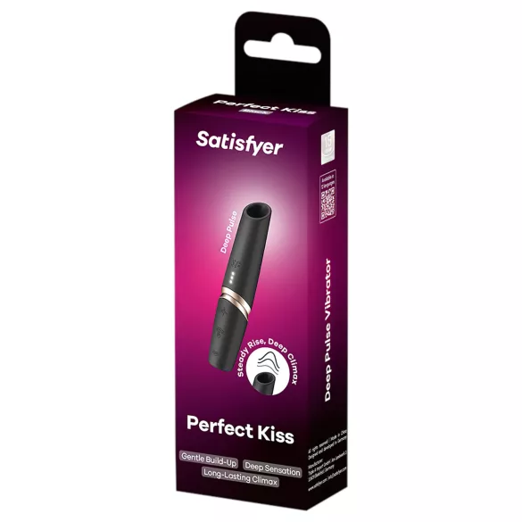 Satisfyer Perfect Kiss - huulepulgavibraator - must