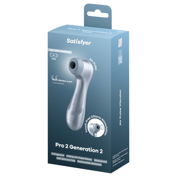 Satisfyer Pro2 Gen2 - õhulainega kliimaksimassaažija - sinine
